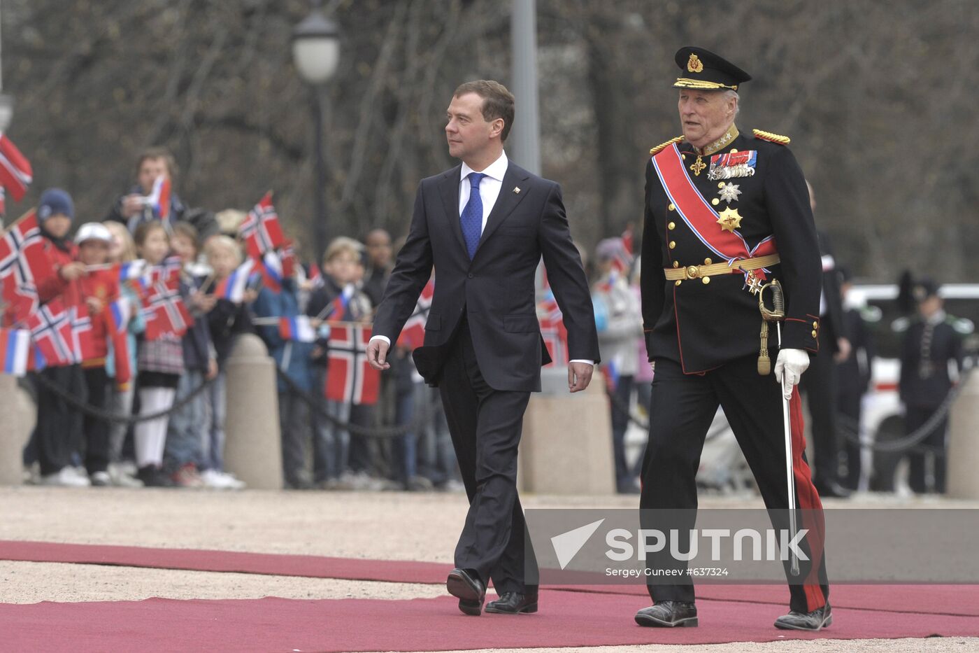 President Dmitry Medvedev visits Norway