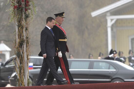 President Dmitry Medvedev visits Norway