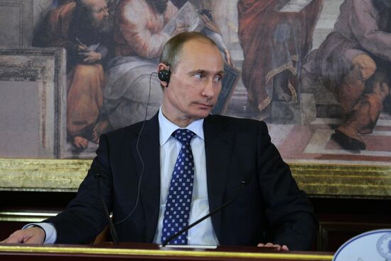 Russian Prime Minister Vladimir Putin