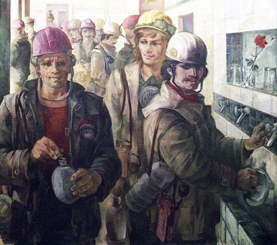 Reproduction of "Bon Voyage" painting by P. Shakalo