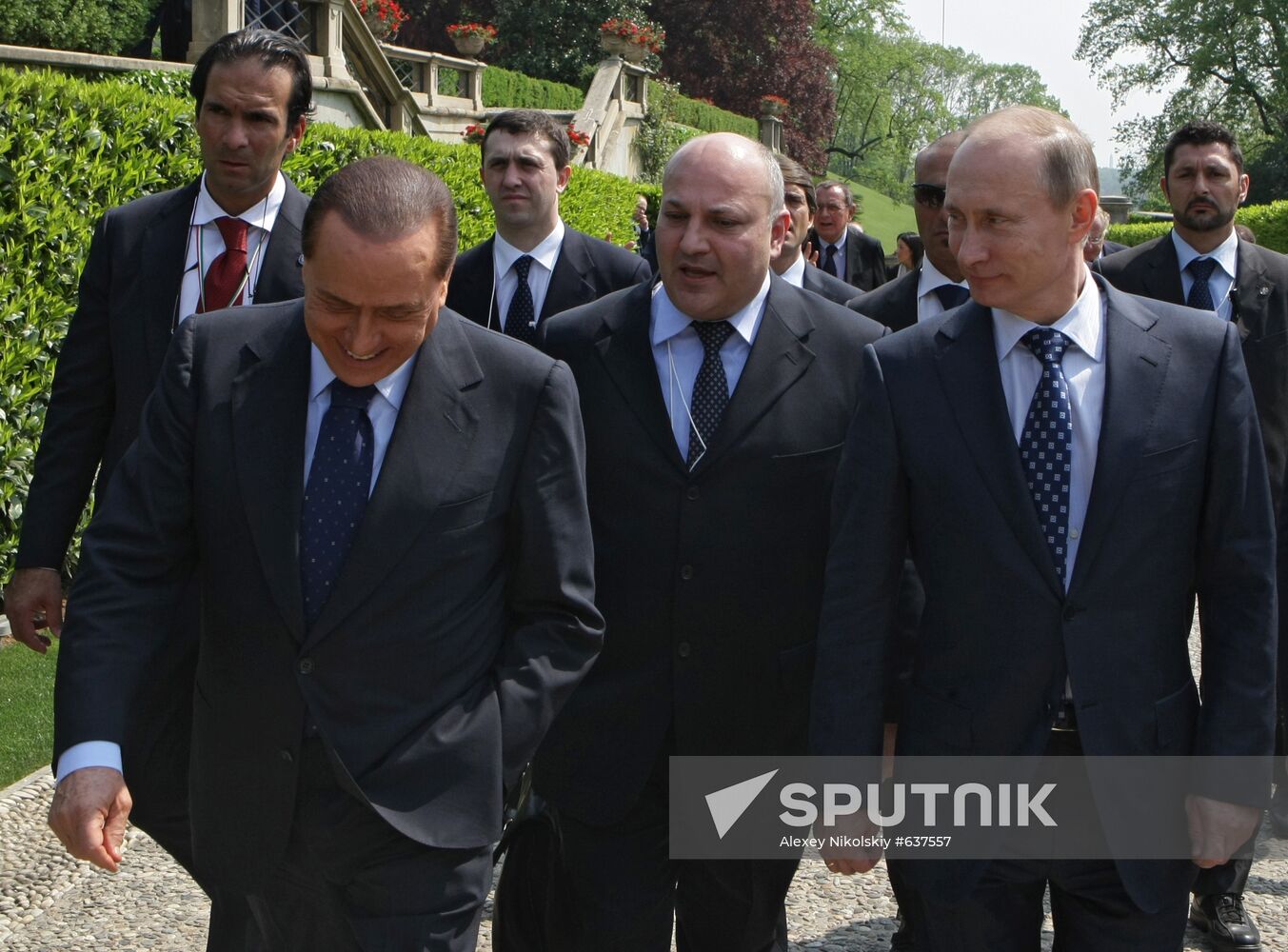 Prime Minister Vladimir Putin visits Italy