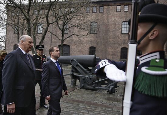 President Dmitry Medvedev visits Norway