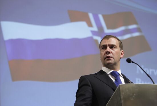 President Dmitry Medvedev visits Norway