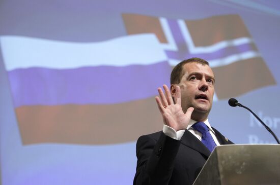 President Dmitry Medvedev visits Norway