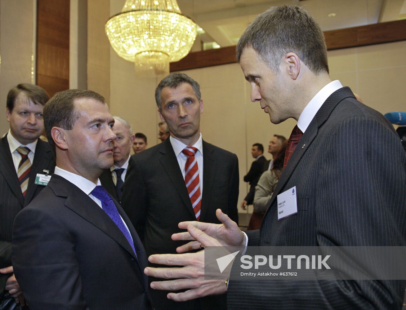 President Dmitry Medvedev visits Norway