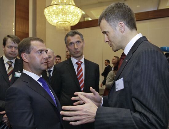 President Dmitry Medvedev visits Norway