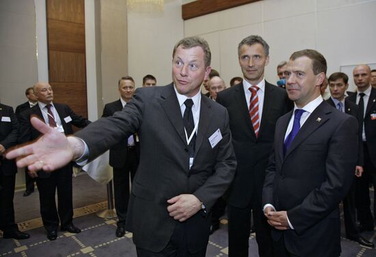 President Dmitry Medvedev visits Norway