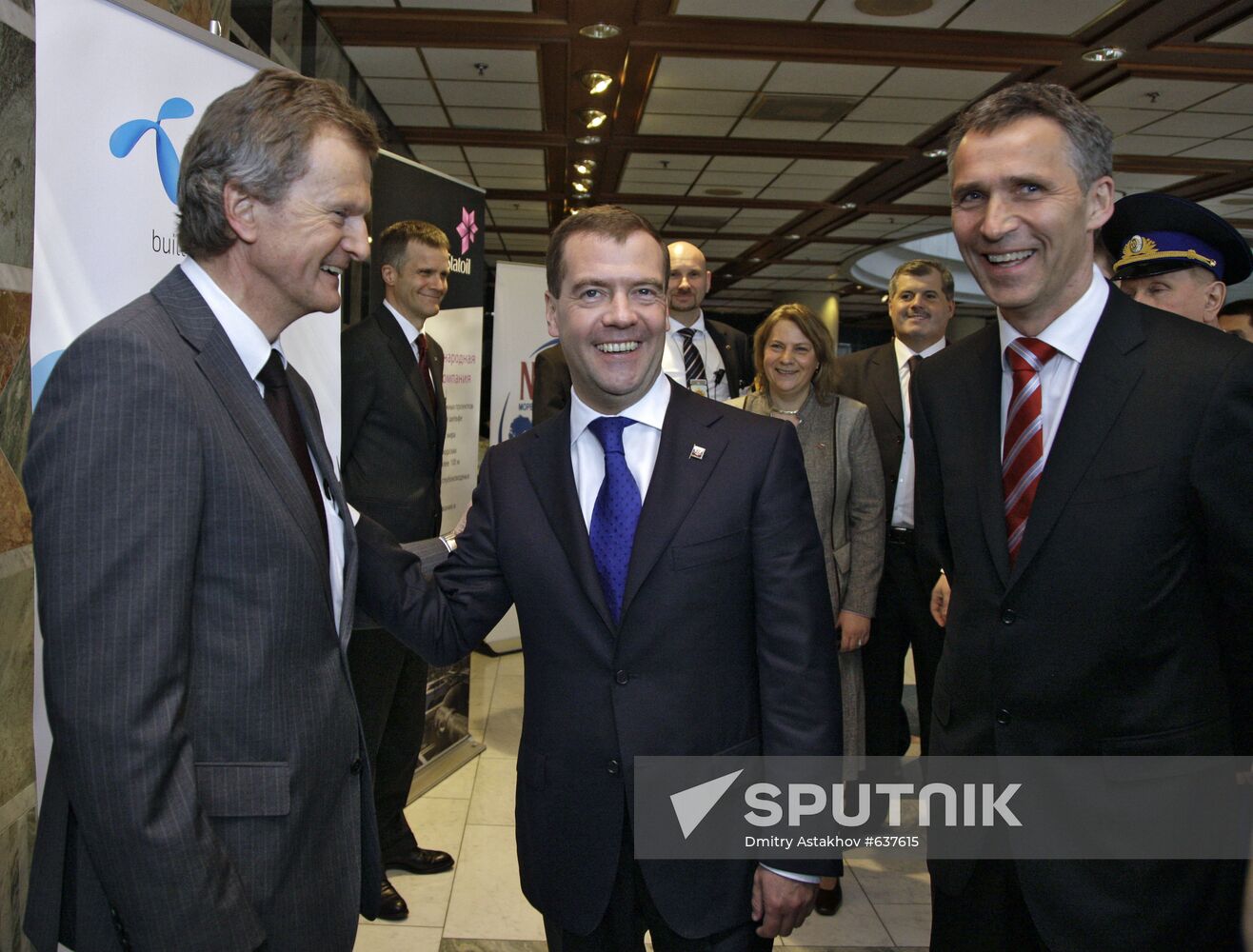 President Dmitry Medvedev visits Norway