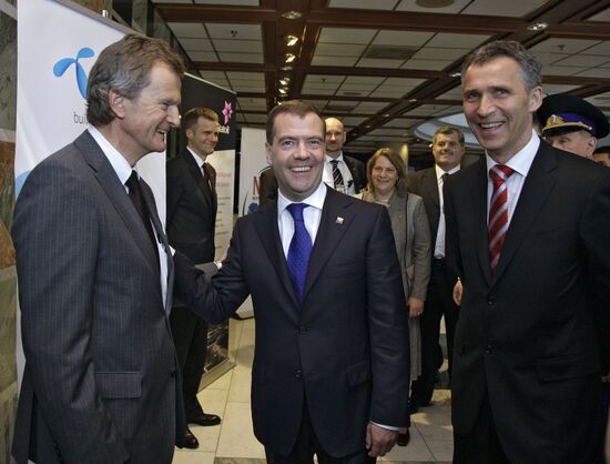 President Dmitry Medvedev visits Norway