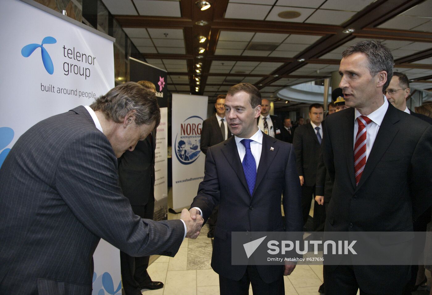 President Dmitry Medvedev visits Norway