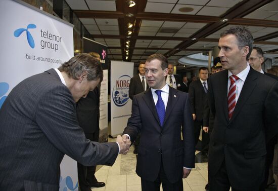 President Dmitry Medvedev visits Norway
