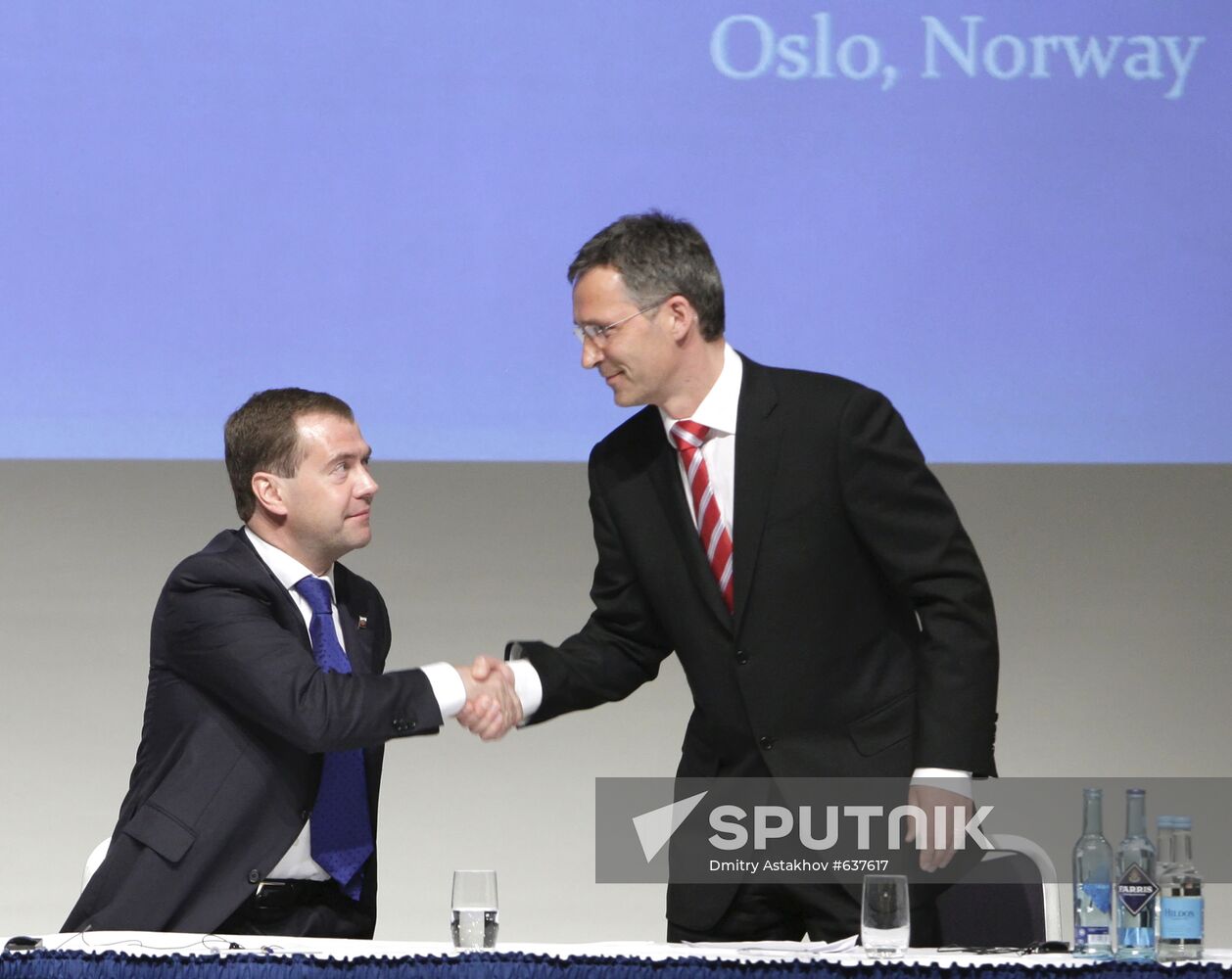 President Dmitry Medvedev visits Norway