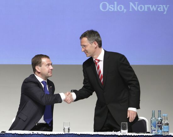 President Dmitry Medvedev visits Norway