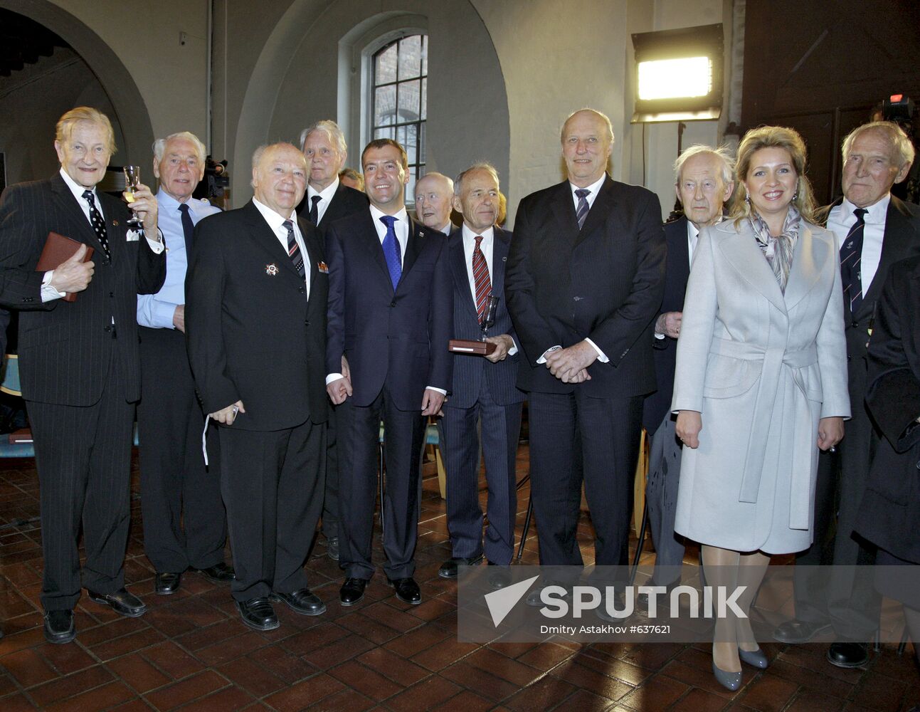 Russian President Dmitry Medvedev visits Norway