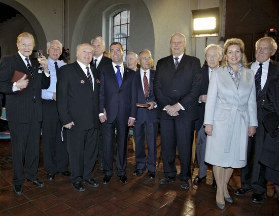 Russian President Dmitry Medvedev visits Norway