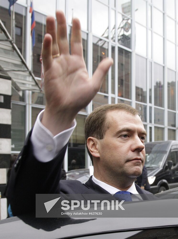 President Dmitry Medvedev visits Norway