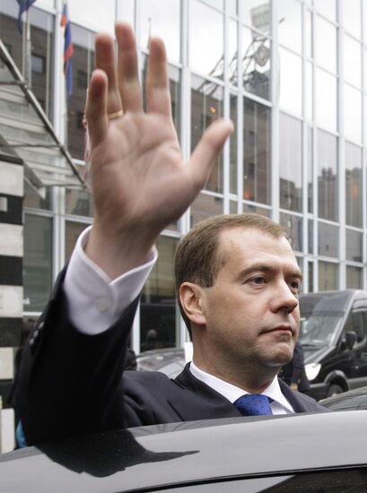 President Dmitry Medvedev visits Norway