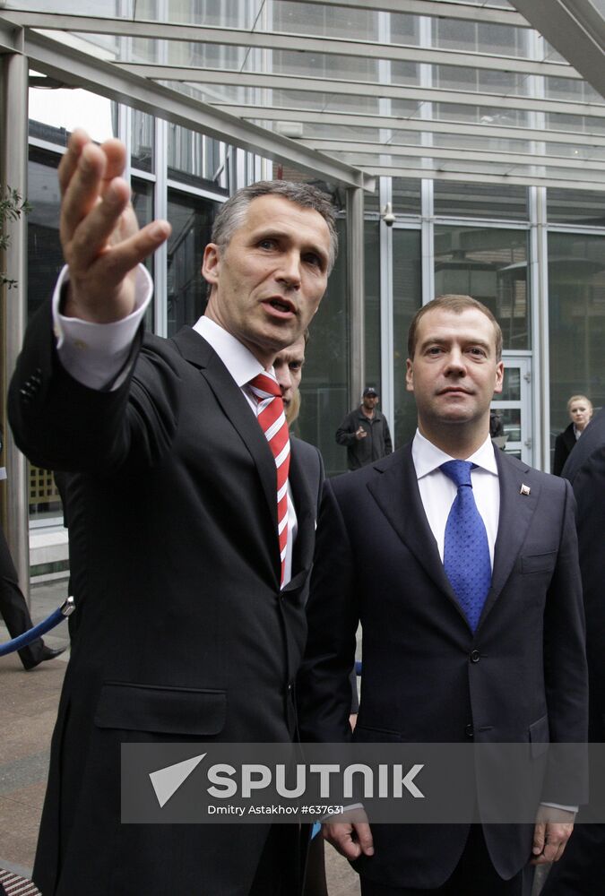 President Dmitry Medvedev visits Norway