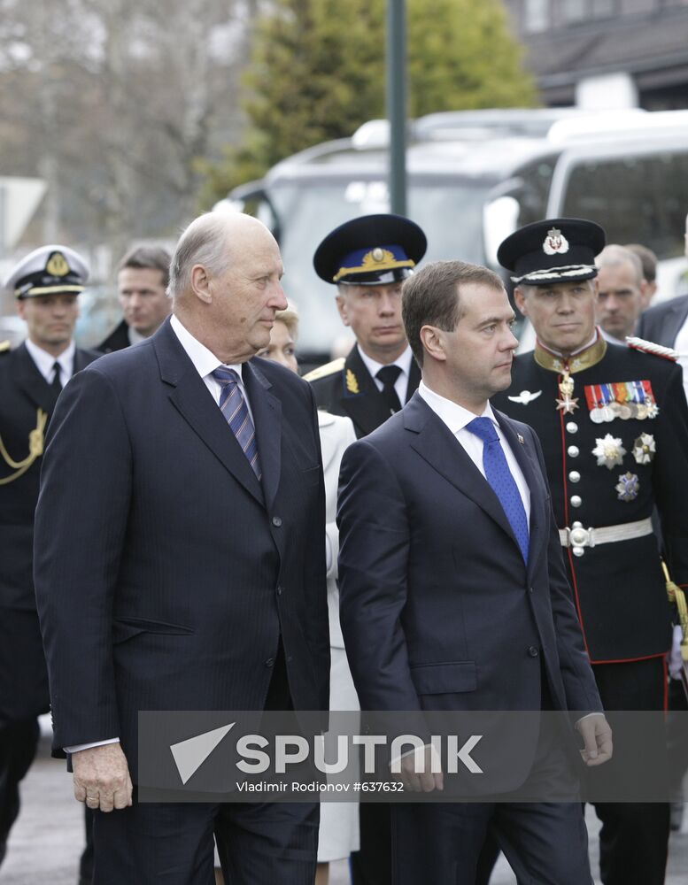 President Dmitry Medvedev visits Norway