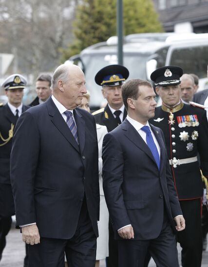 President Dmitry Medvedev visits Norway