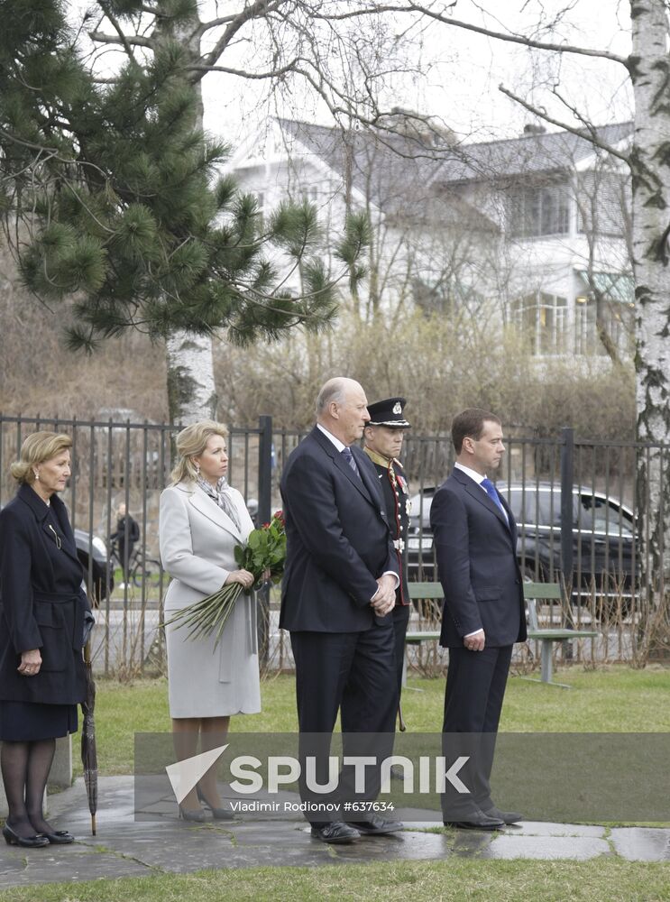 President Dmitry Medvedev visits Norway
