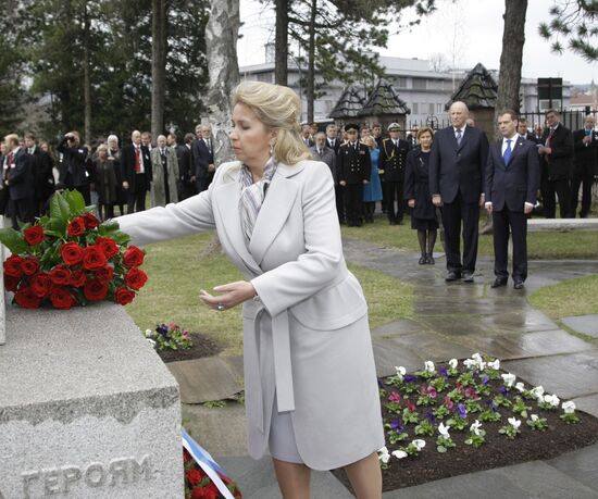 President Dmitry Medvedev visits Norway