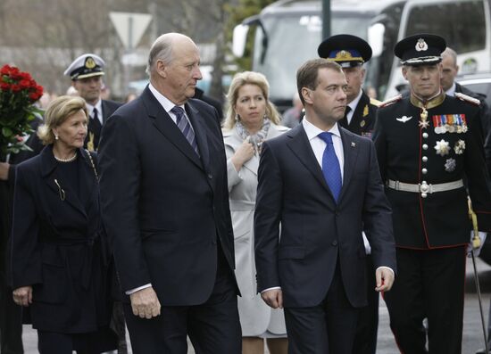 President Dmitry Medvedev visits Norway