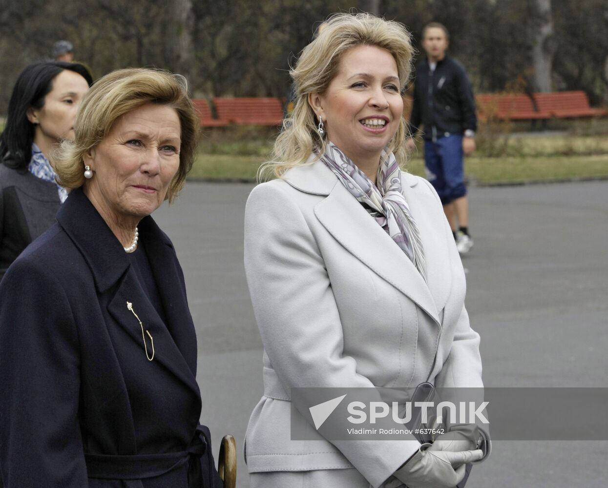 Svetlana Medvedev and Queen Sonja