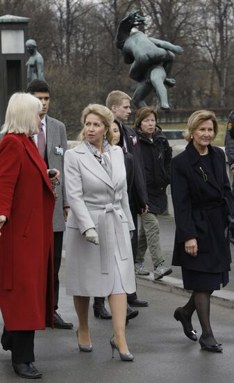 Svetlana Medvedev and Queen Sonja