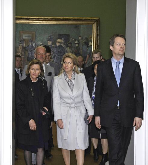 Svetlana Medvedev and Queen Sonja