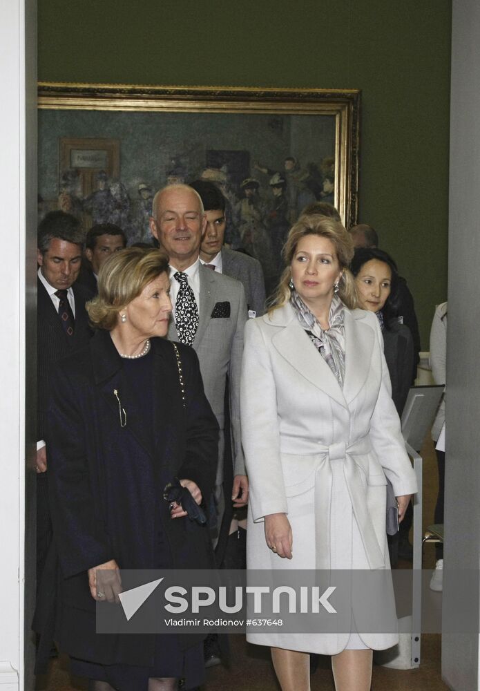 Svetlana Medvedev and Queen Sonja