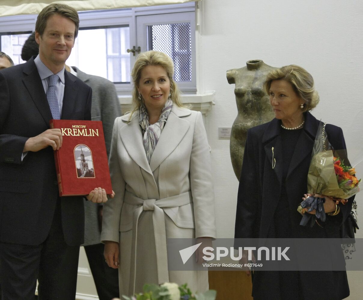 Svetlana Medvedev and Queen Sonja