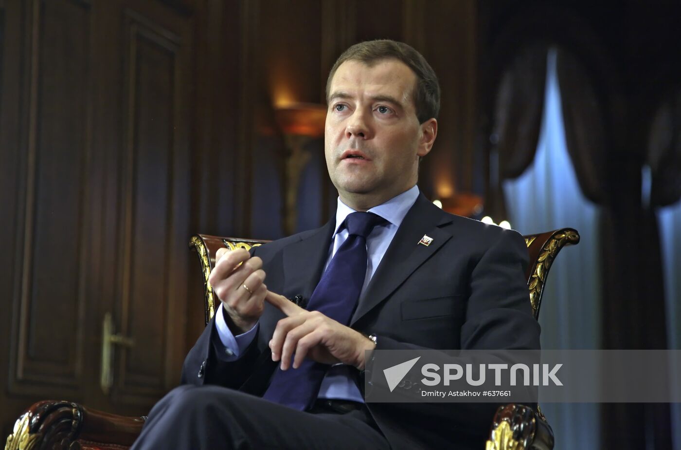 Russian President Dmitry Medvedev