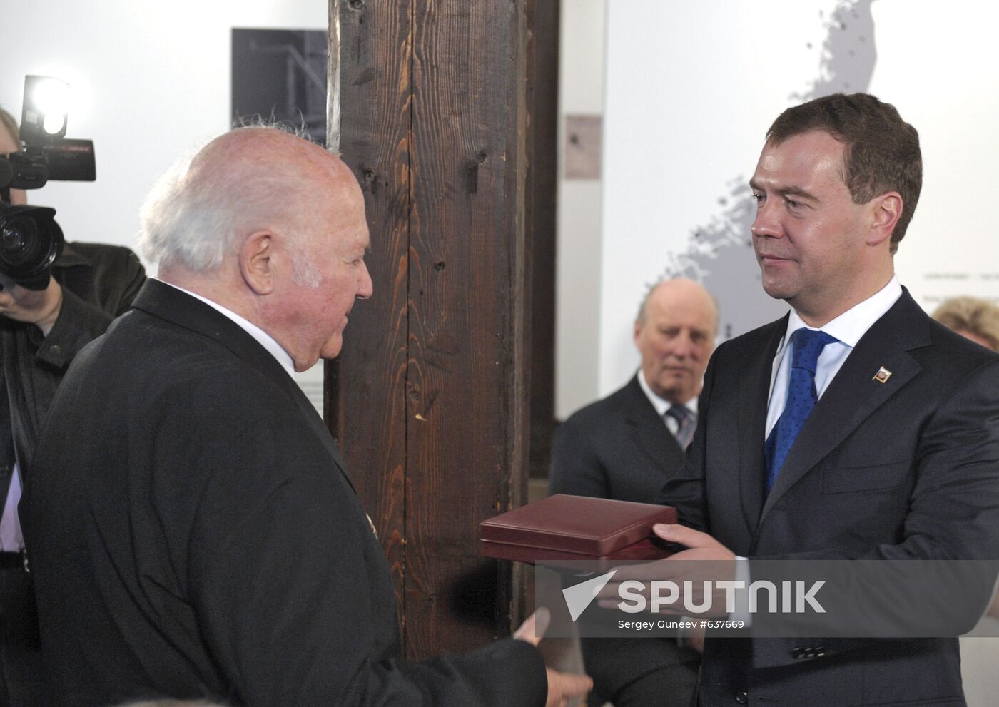 Russian President Dmitry Medvedev visits Norway