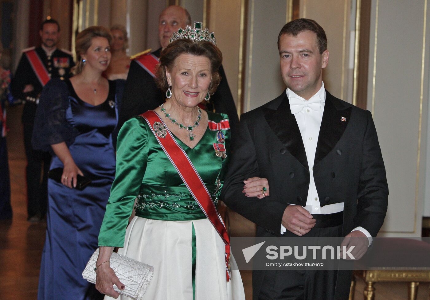 Russian President Dmitry Medvedev visits Norway