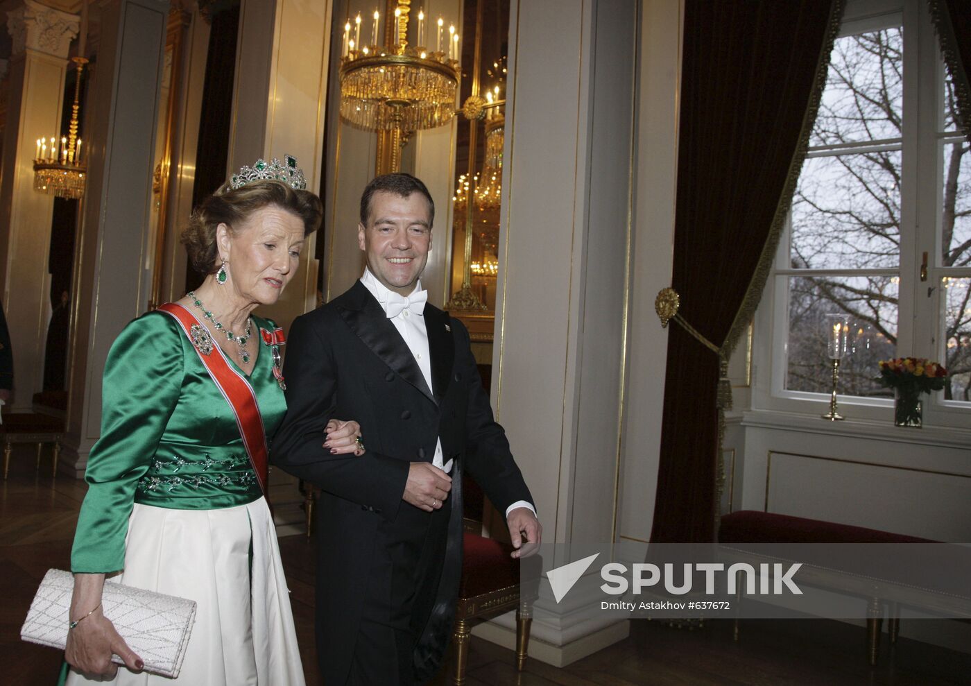 Russian President Dmitry Medvedev visits Norway