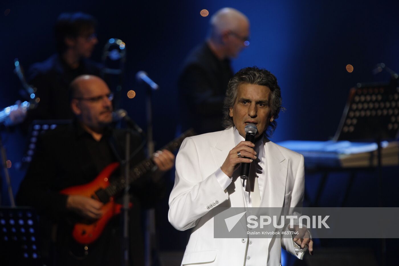 Toto Cutugno gives concert in Moscow