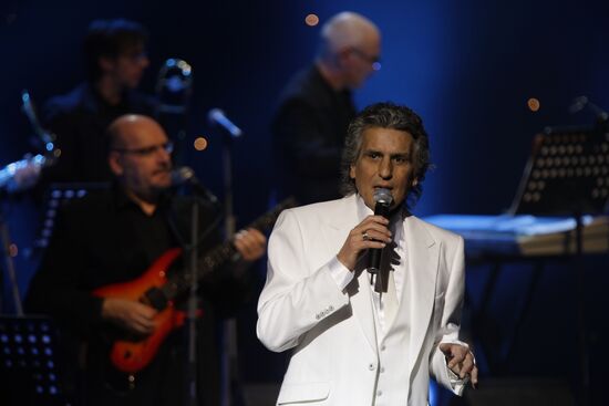 Toto Cutugno gives concert in Moscow
