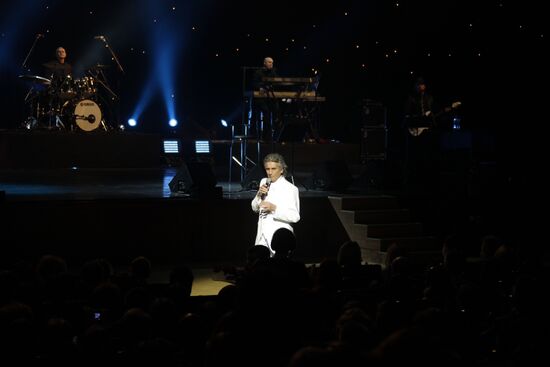 Toto Cutugno gives concert in Moscow