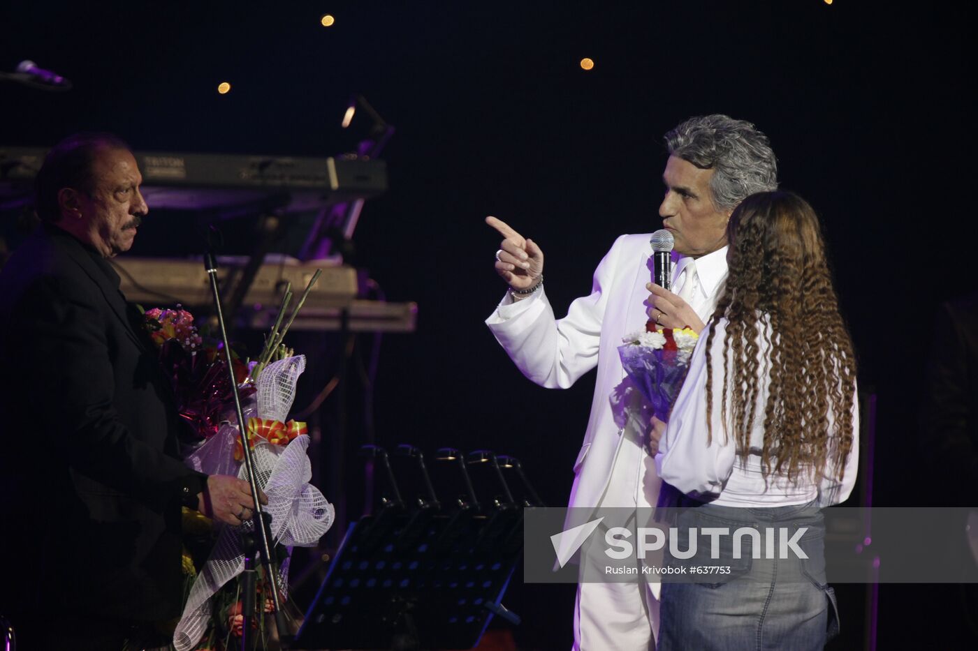 Toto Cutugno gives concert in Moscow