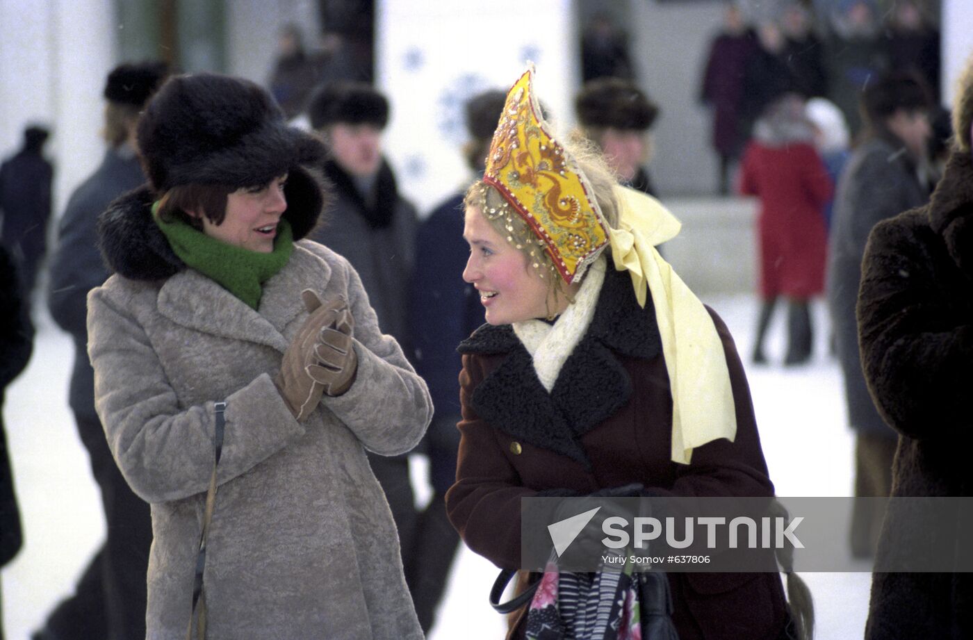 Guests at "Russian winter" festival