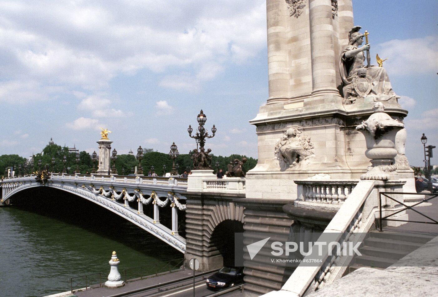Bridge named after Russian Emperor Alexander III