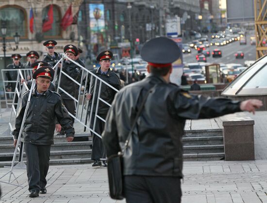 Victory Parade rehearsal in Moscow