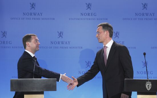 Dmitry Medvedev. Working visit to Norway. Day two