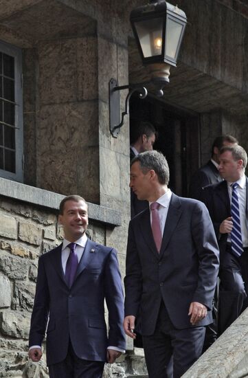 Dmitry Medvedev's visit to Norway: Day 2
