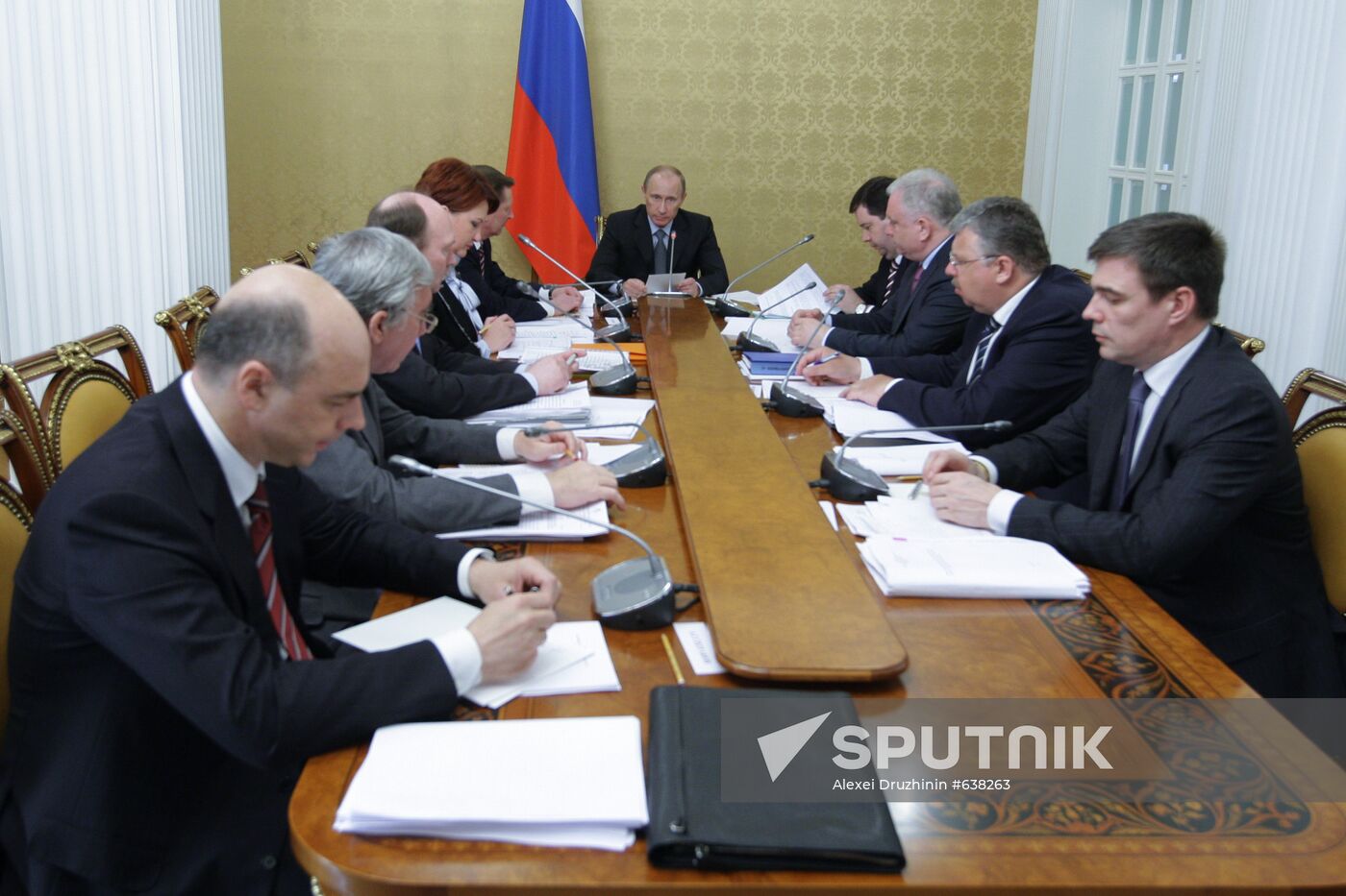 Vladimir Putin chairs meeting in Sochi