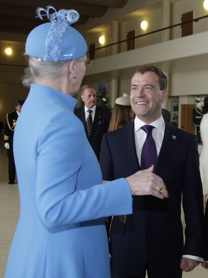 Dmitry Medvedev visits Denmark