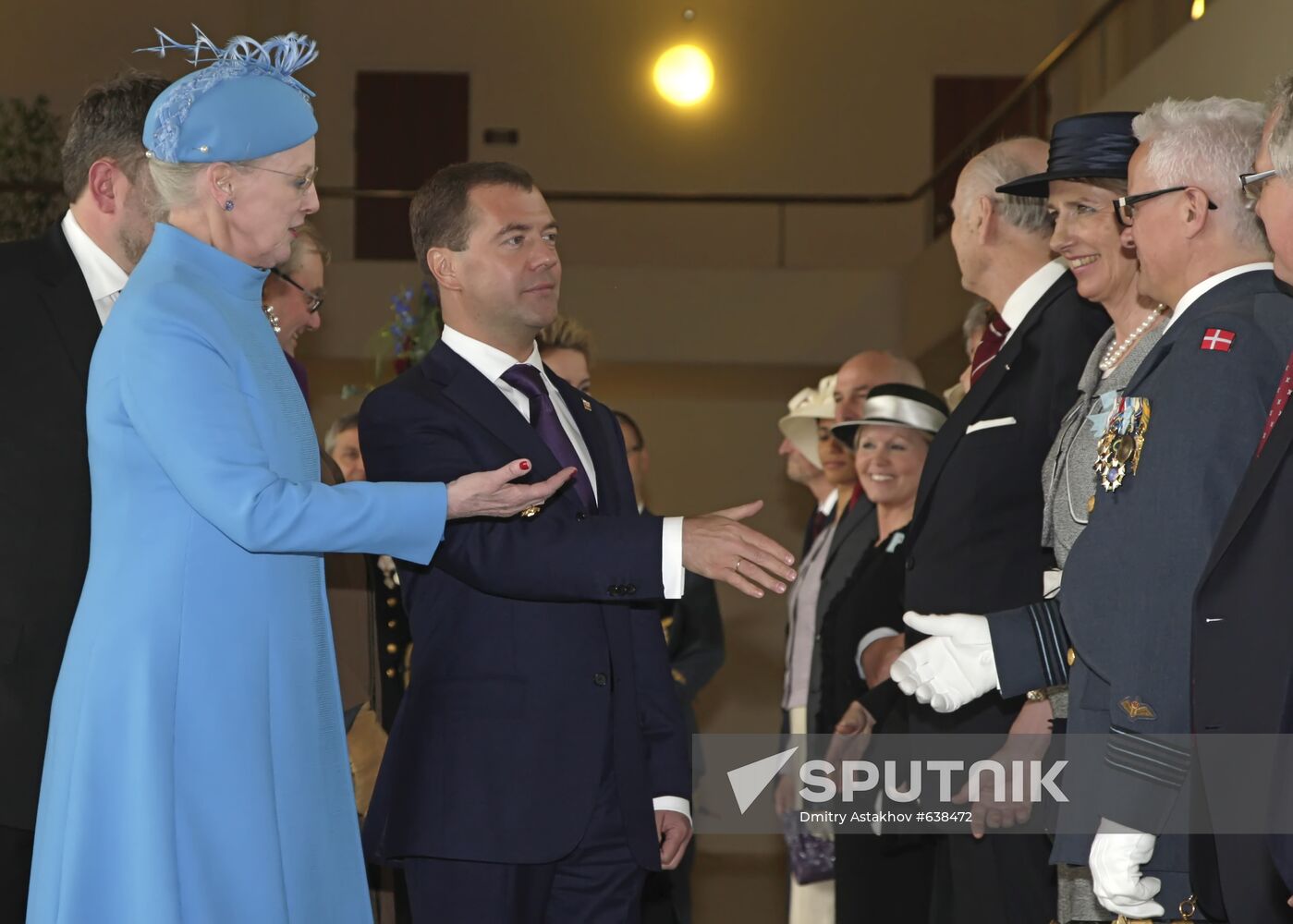 Dmitry Medvedev visits Denmark