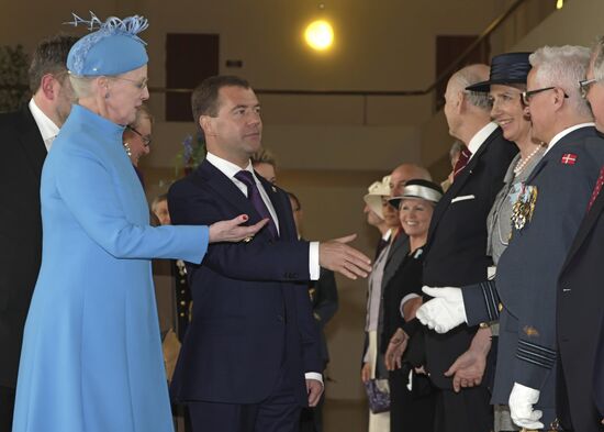 Dmitry Medvedev visits Denmark