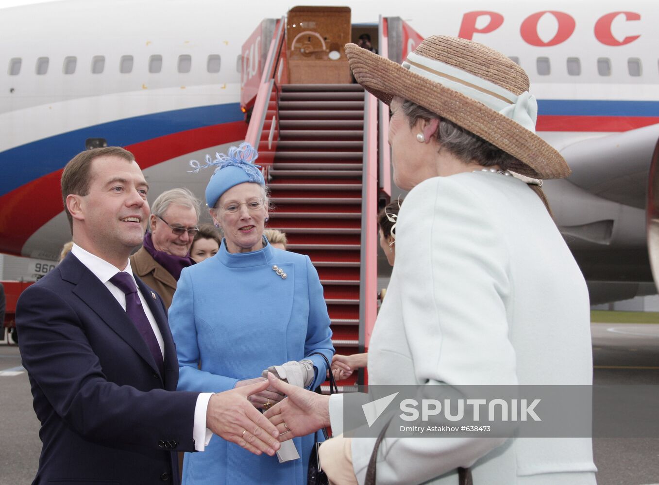 Dmitry Medvedev visits Denmark